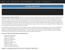 Tablet Screenshot of garagedoorrepairomahane.com